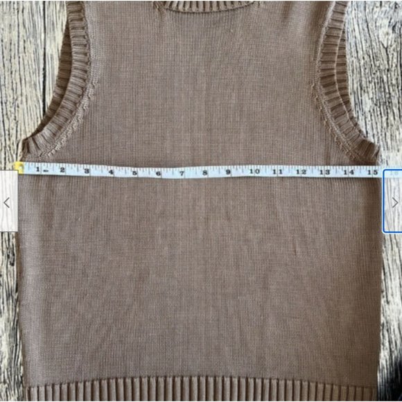 Lauren Ralph Lauren Silk Sleeveless Turtleneck Sweater - Picture 4 of 5